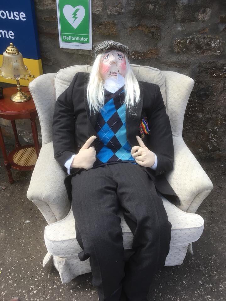 Eliefayreday's tweet image. Grandad fae mrs Browns Boys #scarecrowfestivalelie