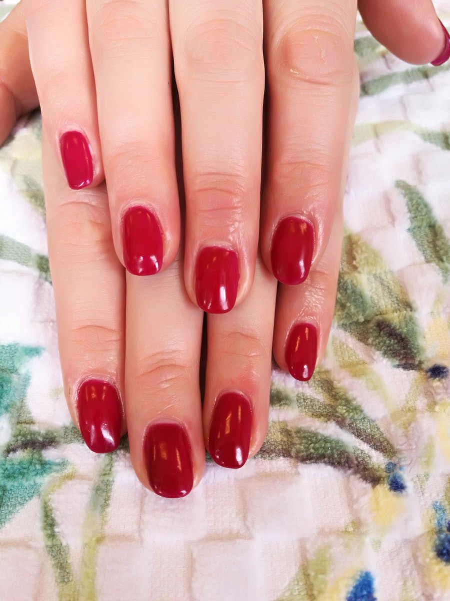 Gel extensions now available #gelextension #red #gelmanicure #stamford #lincolnshire