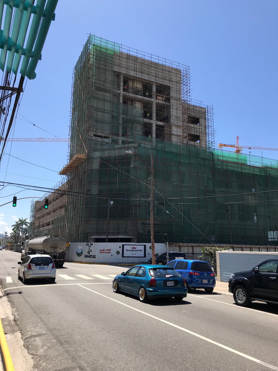 Latest picture of our Corporate HQ Downtown Kingston.  Great progress being made.  We are on track to complete end of 2018.  We will move in 1Q 2019.   <a href="/GraceKennedyGrp/">GraceKennedy Limited</a>