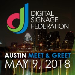 DSEShow's tweet image. Don't forget to register for the DSF Meet &amp;amp; Greet on May 9th! @DSFederation #GO2018 #AustinTX #digitalsignage #DOOH #AVTweeps #analytics #machinelearning #AI #datadriven