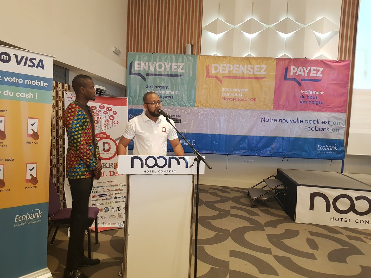 bahoro09's tweet photo. C'est parti pour le @ckrydigitalday .

Des formations, panels, réseautage et entretien, le tout dans un environnement numérique.
(@NaiteMoustapha 
@T_IbrahimD @Camara_Zeina @H2Bangoura @baldehabib1000)

Deuxième édition organisée par @el_guinea https://t.co/o5hNVbBuCk