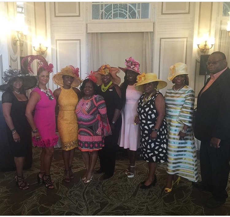 ncnwatl's tweet photo. 📸 #FlashbackFriday to our Inaugural Triple Crown Derby Affair last year... Don’t these ladies look fabulous in their hats? ➡️ Buy your tickets now - https://t.co/KpjDhjRo7s 🐎💜👗🎟👒 #fbf #derbydapper #southernbelle #hatwalk #bowties #livemusic #food #FUNdraiser #ncnwatlderby https://t.co/yC61to4x8V