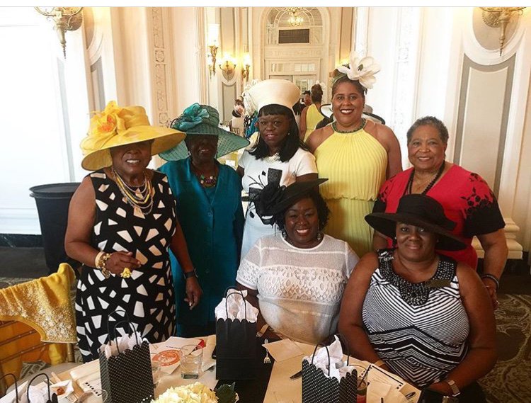 ncnwatl's tweet photo. 📸 #FlashbackFriday to our Inaugural Triple Crown Derby Affair last year... Don’t these ladies look fabulous in their hats? ➡️ Buy your tickets now - https://t.co/KpjDhjRo7s 🐎💜👗🎟👒 #fbf #derbydapper #southernbelle #hatwalk #bowties #livemusic #food #FUNdraiser #ncnwatlderby https://t.co/yC61to4x8V