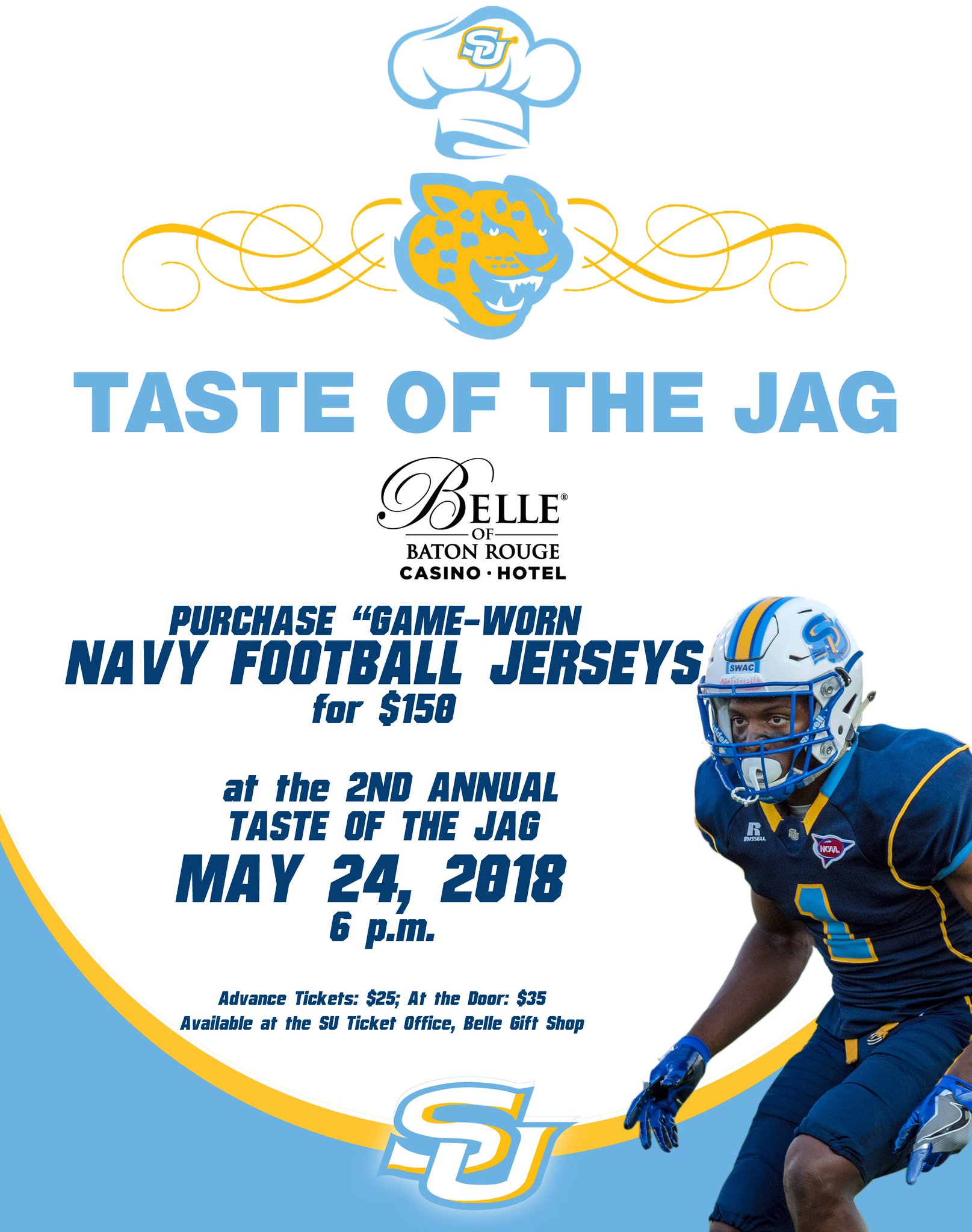 Southern U Sports On Twitter Tickets For The 2nd Annual Taste Of The Jag Expo On May 24 Are Available Now Purchase 25 Advance Tickets At The Su Ticket Office On Southernu Br