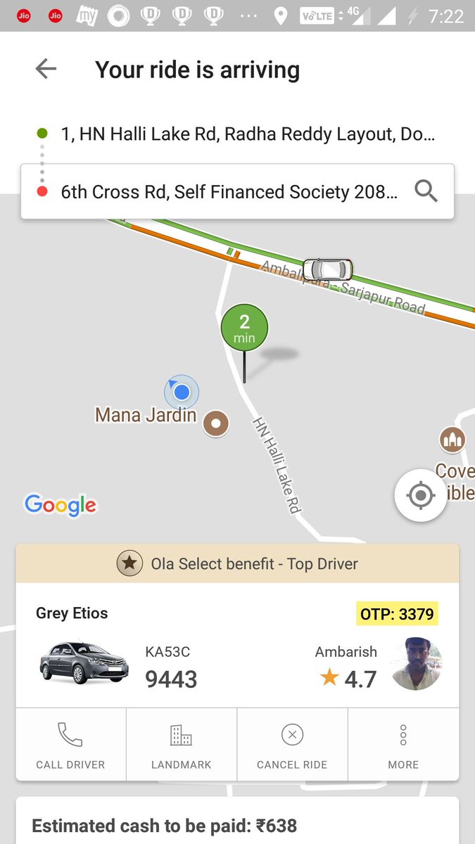 bravestoneboy's tweet photo. @Olacabs @ola_supports Hi please take note. My personal situation and priorities stops me from filing an FIR against this errant Ola driver. No body should go thru such horrid scenes with their family around. I am an OLA select member and you provide such service?#ola #olaselect https://t.co/qt9kHvTQ12