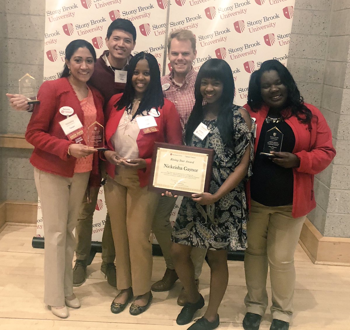 Congrats to Nickeisha for accepting a Intenship with Target this summer and receiving the Rising Star award with the DPLN program <a href="/stonybrooku/">Stony Brook University</a>! 🎉🎯