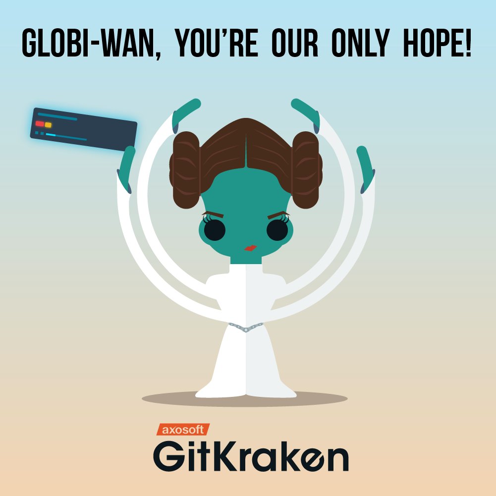 GitKraken's tweet image. Happy #StarWarsDay! #MayThe4thBeWithYou #GitGloing