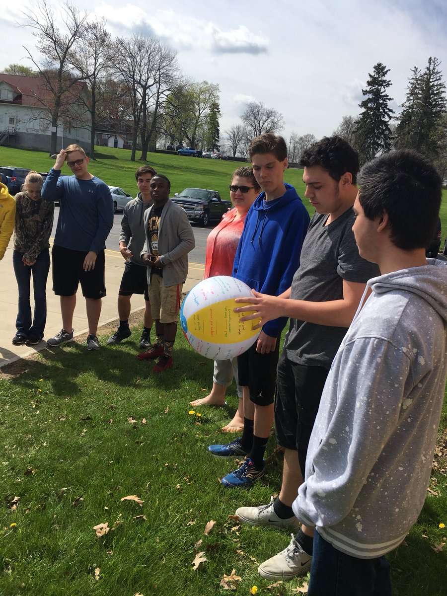 mrs_vokic's tweet photo. Much Ado About Nothing Socratic Beach Ball🏖 practicing our skills #southHSpointsofpride @SOUTH_Principal @MrsMJohnson_Eng @WESchools https://t.co/1L1bXiYgSY