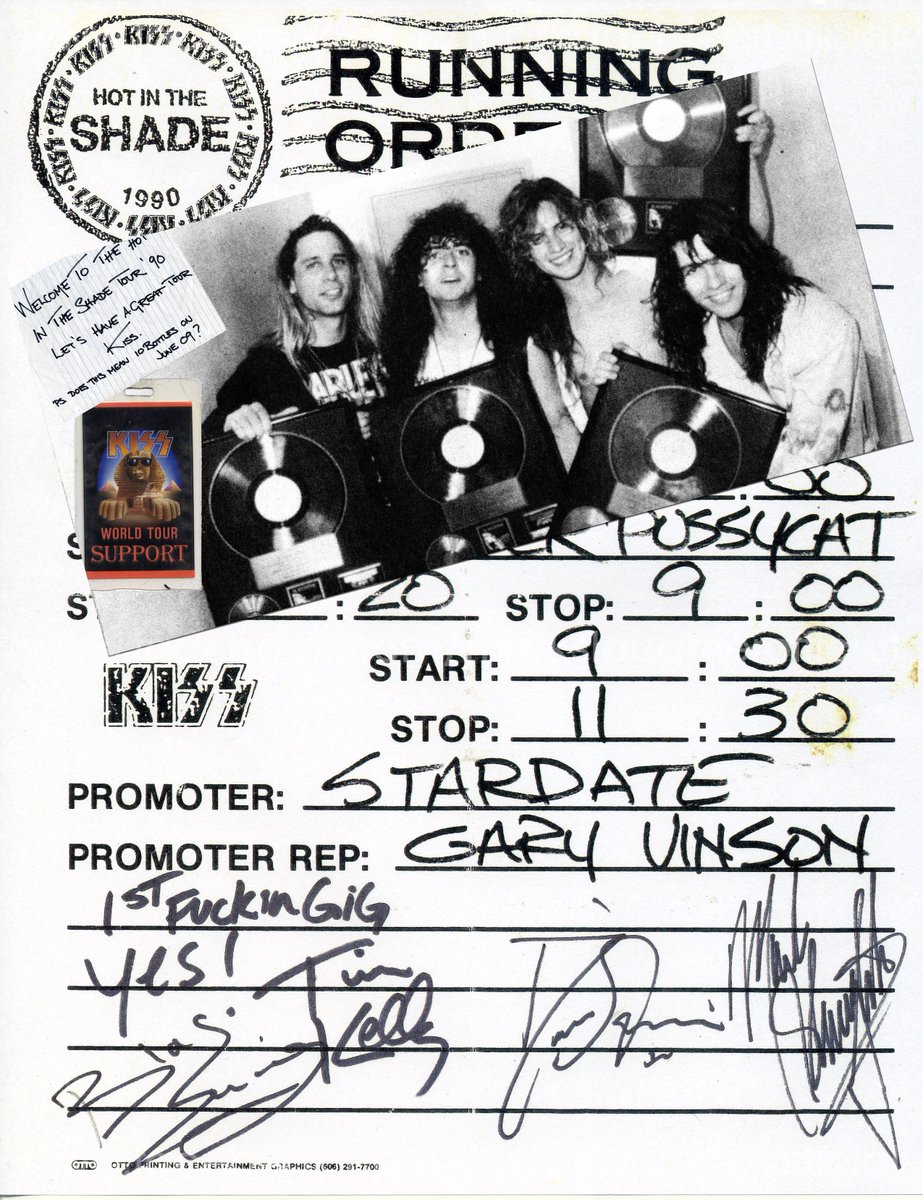 markslaughter33's tweet photo. Flashback Friday - May 4th 1990
28 years ago today we played our very first show in Lubbock Texas. Opening Slot on the @KISSOnline "Hot In The Shade" Tour #MarkSlaughter #Slaughter #UpAllNight #FlyToTheAngels #MadAboutYou #Kiss #HotInTheShadeTour #SlaughterNation #FBF https://t.co/EN2HFdrwQ9