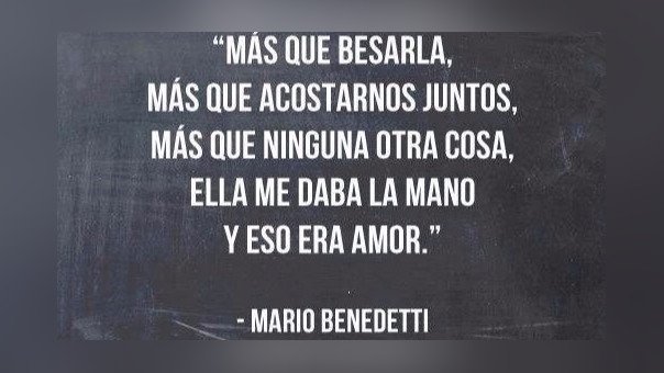 BenedettiPOEMAS's tweet photo. Y eso era #amor

Mario #Benedetti https://t.co/oOpxvlVnRy