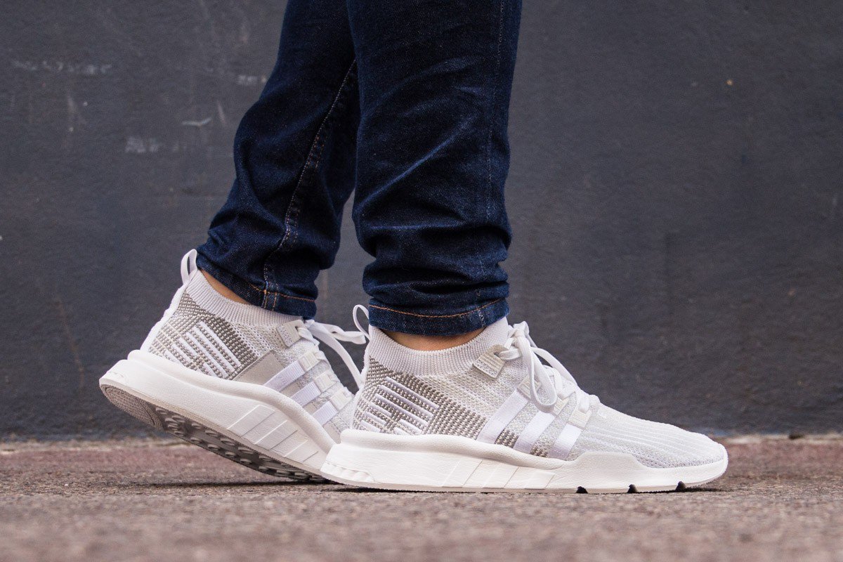 adidas originals eqt support mid adv trainers in white cq2997