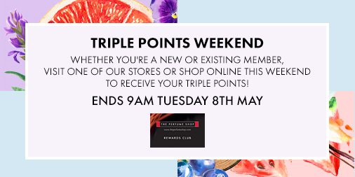 ThePerfumeShop's tweet image. Bank holiday + triple points weekend = shopping spree! 💃🛍ow.ly/Bab630jPAbK (see full T&amp;amp;Cs for further details bit.ly/2rMJevk) #TriplePoints #ThePerfumeShop
