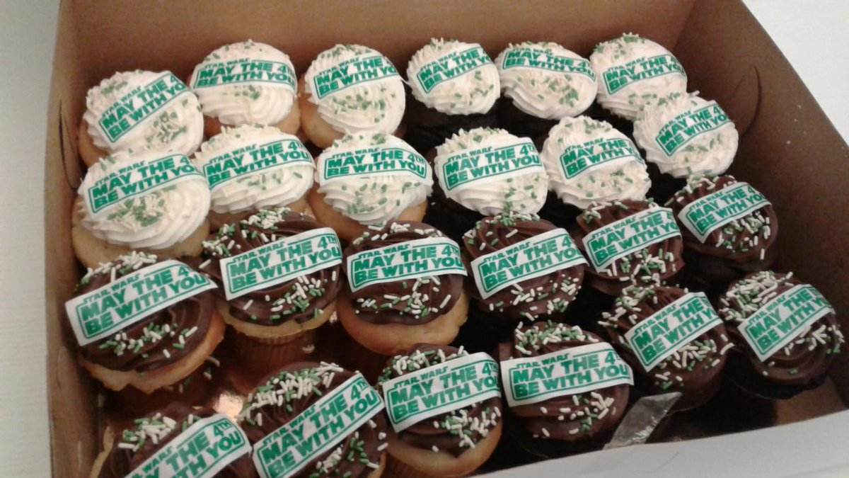 Kitewheel's tweet photo. On May 4th, Hope Lies in #Cupcakes! We're thrilled to share these beautiful cupcakes with the @Kitewheel team today. 

We're #hiring! Join me, and together we can rule the cloud as vendor and employee!  Check us out on LinkedIn: https://t.co/G6F6ZuGUD5
#MayThe4thBeWithYou https://t.co/KSl37YasKi