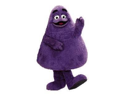 McDonald's🇨🇦 auf Twitter: "Good question, Clement! Grimace is a large, purple anthropomorphic being of indeterminate species with short arms and legs. Originally, 'Evil Grimace' was trying to steal our milkshakes but these
