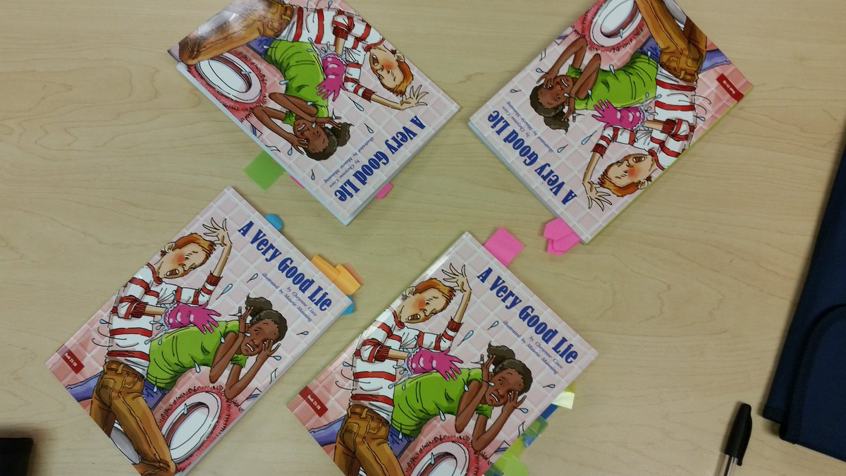 All the stickies show that the students are thinking about what they are reading. Proud reading specialist moment! #ccsd93 #CScheetahs