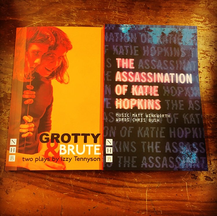 Win a copy of great new NHB plays Grotty &amp; Brute and The Assassination of Katie Hopkins, both out now! Retweet and follow us to enter, ends Monday 7 May. 🎭📚