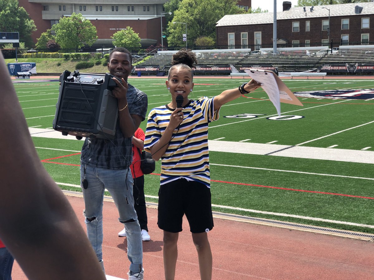 HowardUms2's tweet photo. HU(MS)^2 @PARCCPlace Pep Rally hosted by @littlebaconbear of @939WKYS. We’re ready to DEFEAT the #PARCC test! 💪🏾 #DefeatTheParcc https://t.co/WEGnbKXVMU