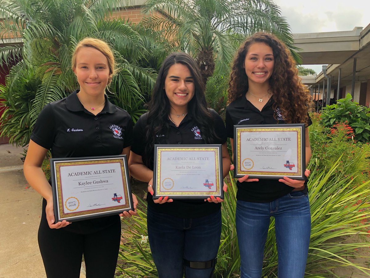 Congratulations to our seniors Kaylee, Kaela, &amp; Arely on being awarded Academic All State 6A Girls Soccer - 1st Team!
