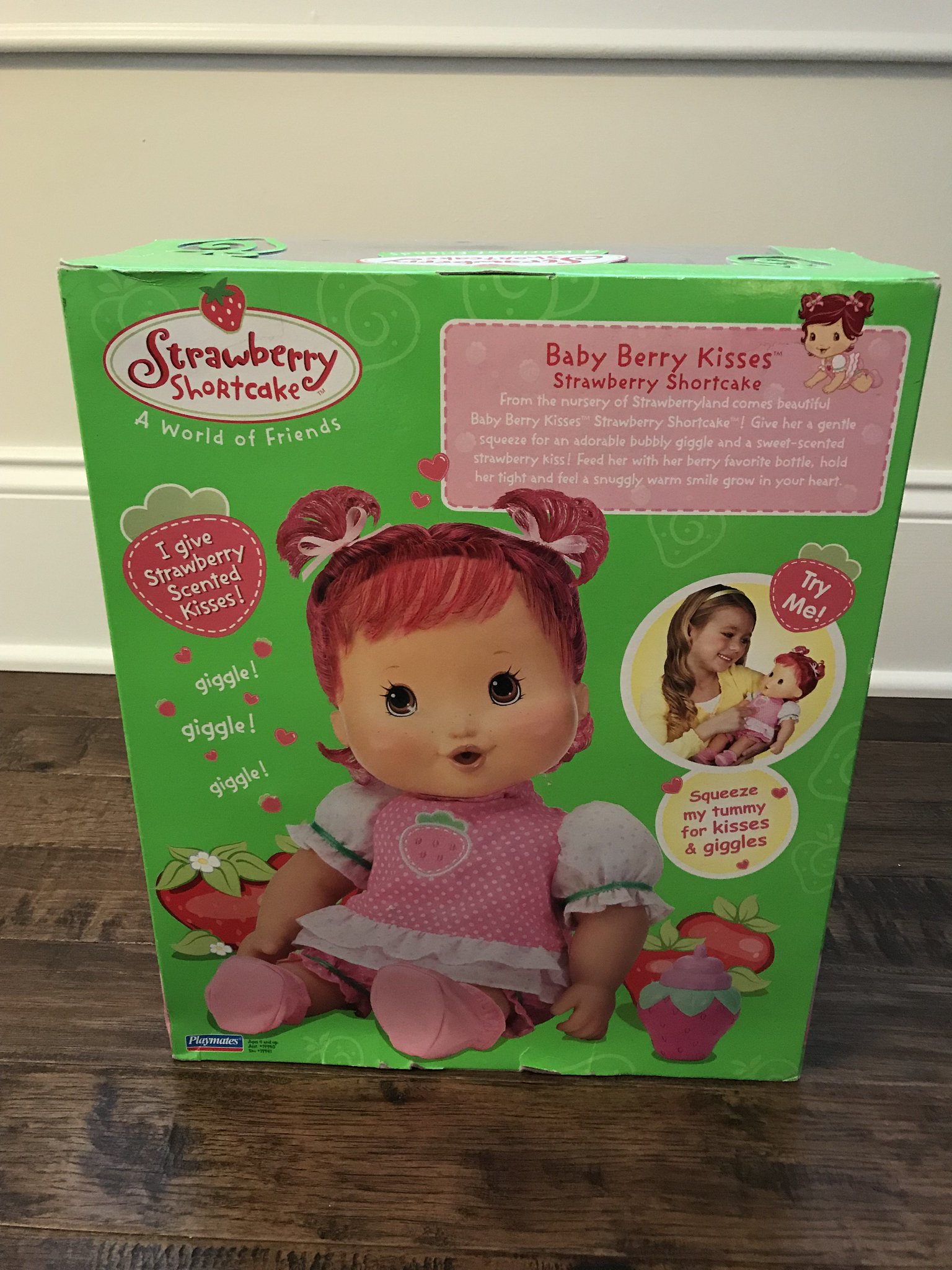 strawberry shortcake baby berry kisses doll