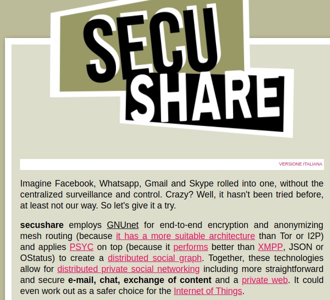 pEp_Community's tweet photo. Die Basistechnologie ist da: mit @secushare - auf @GNUnet basierend - lässt sich dezentralisiertes #SocialMedia aufbauen und somit die grossen Plattformen ablösen.
Es sind die nötigen Mittel aufzubringen, das schlichtweg auszurollen.
https://t.co/1NYOOOG2Ia
#RP18 #WeFixTheNet https://t.co/o36sAIUkiP