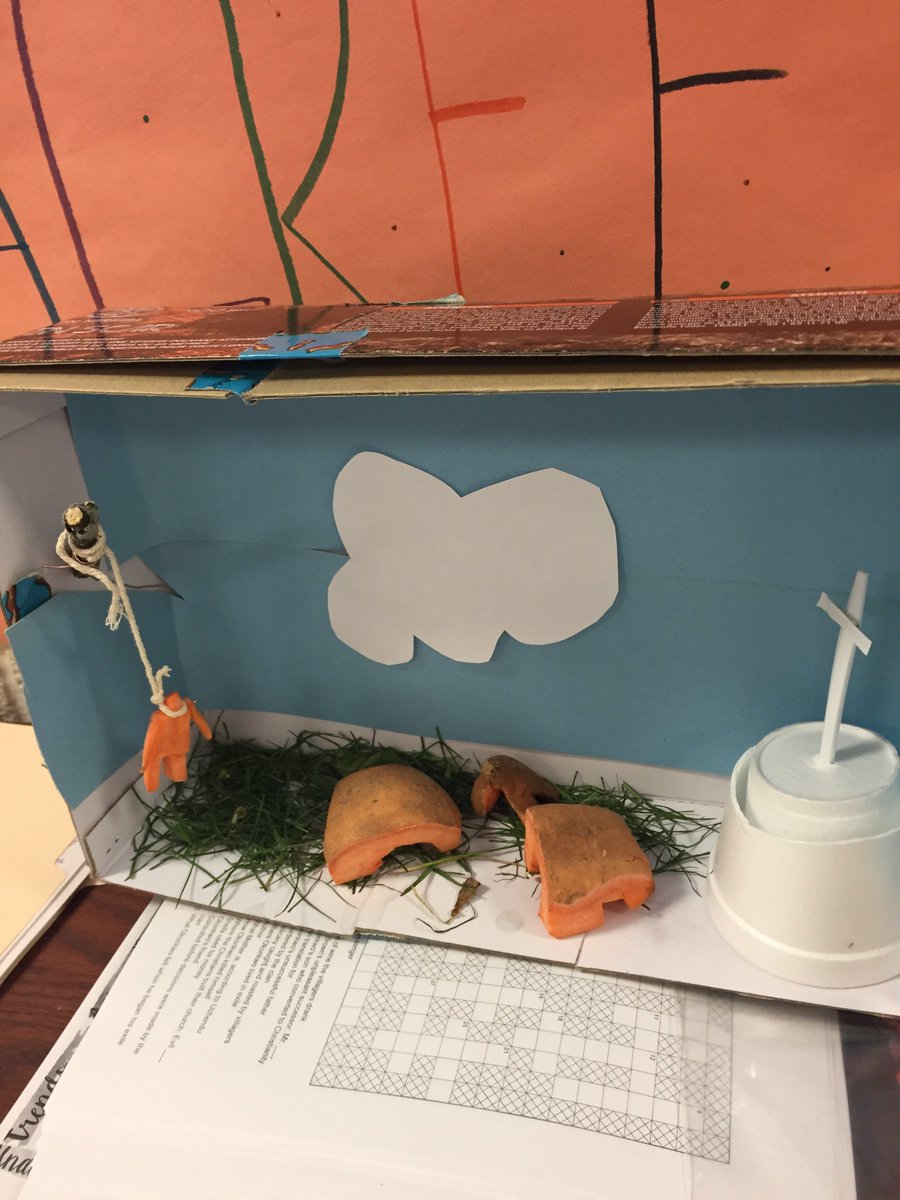Mrs. Buttiens’ English class celebrates the Feast of the New Yam!