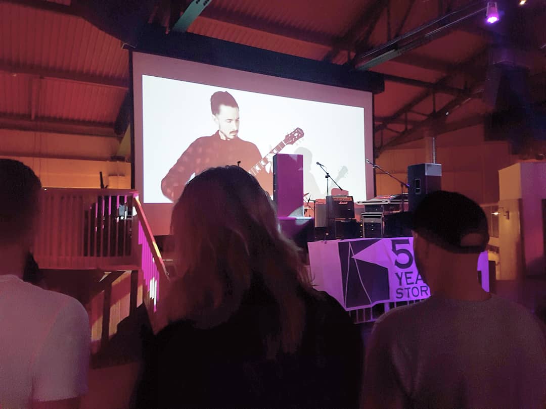 50_Year_Storm's tweet photo. What a night! Thank you @wbnewquay for letting us launch  'BULLEIT' tonight on a very tourist packed evening. Talk about educating the masses! 😂 Thanks to all our friends for moshing, we love you all! Seeing our music video on the big screen was one of the most amazing moments. https://t.co/nbAXRwYE3i
