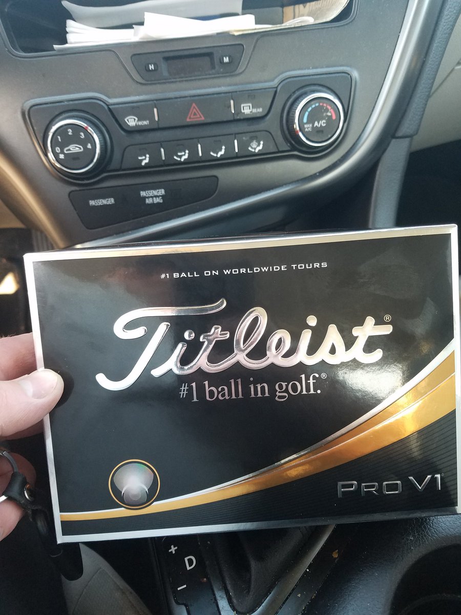 Jkam2132's tweet image. When you talk golf with a customer at work and they bring you in a box of ProV1s for your first round  #customerservice #fareway #meatcounter @Titleist @porter_house27