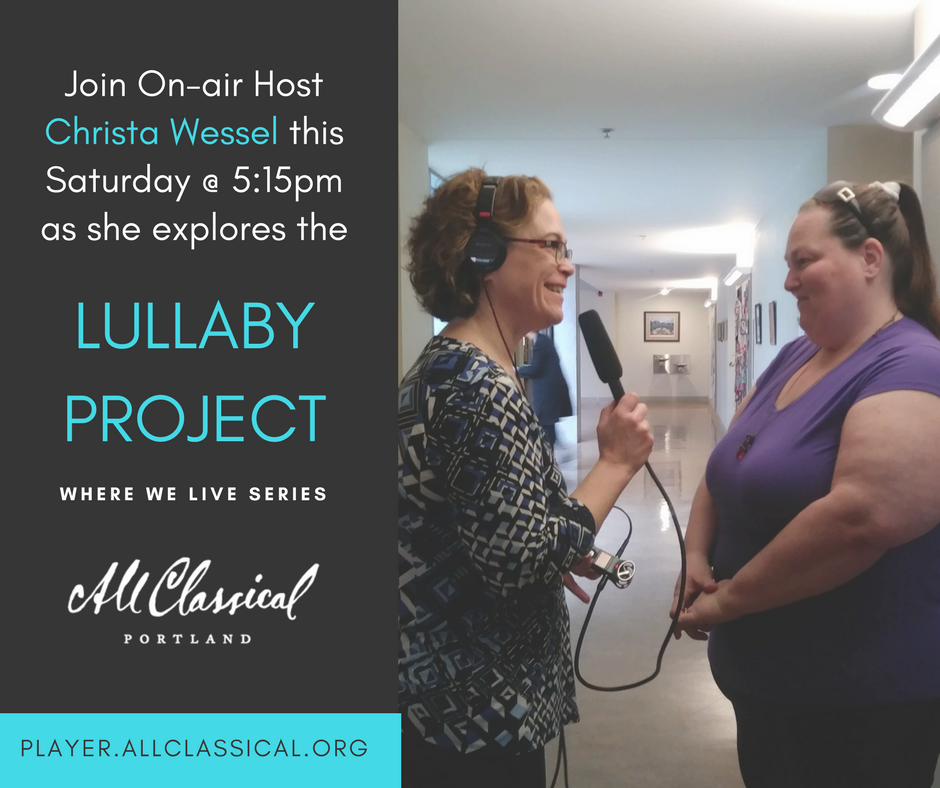 Tune in tomorrow at 5:15pm! ❤️🎼 #lullabyproject @OSOmusicians @OregonSymphony @PDX_HFS