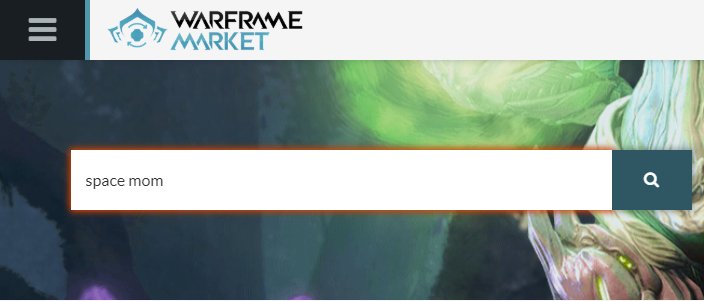PlayWarframe's tweet image. WTB new Space Mom
Serious offers only