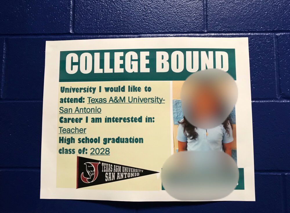 SAISDImprove's tweet photo. Crockett ES promotes a college and career readiness environment for both students and educators. #lifelonglearners #goalsetting #TTIPS https://t.co/f4mqMkjxd1