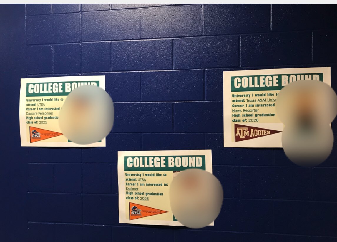 SAISDImprove's tweet photo. Crockett ES promotes a college and career readiness environment for both students and educators. #lifelonglearners #goalsetting #TTIPS https://t.co/f4mqMkjxd1