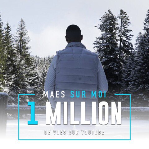 MaesOfficiel's tweet photo. • 1 M I L L I O N • de vues également pour le clip #SurMoi Merci à vous mes Salo avec vous je ne peux pas m'en faire bientôt j'aurais plus besoin de mon fer. 
#LePremierPasLeDernier 
#LesDernierSalopards 
#LDS  #RéelleVie20 ❄
https://t.co/Sj6xLeLKNK https://t.co/Z2wcC7QzwE