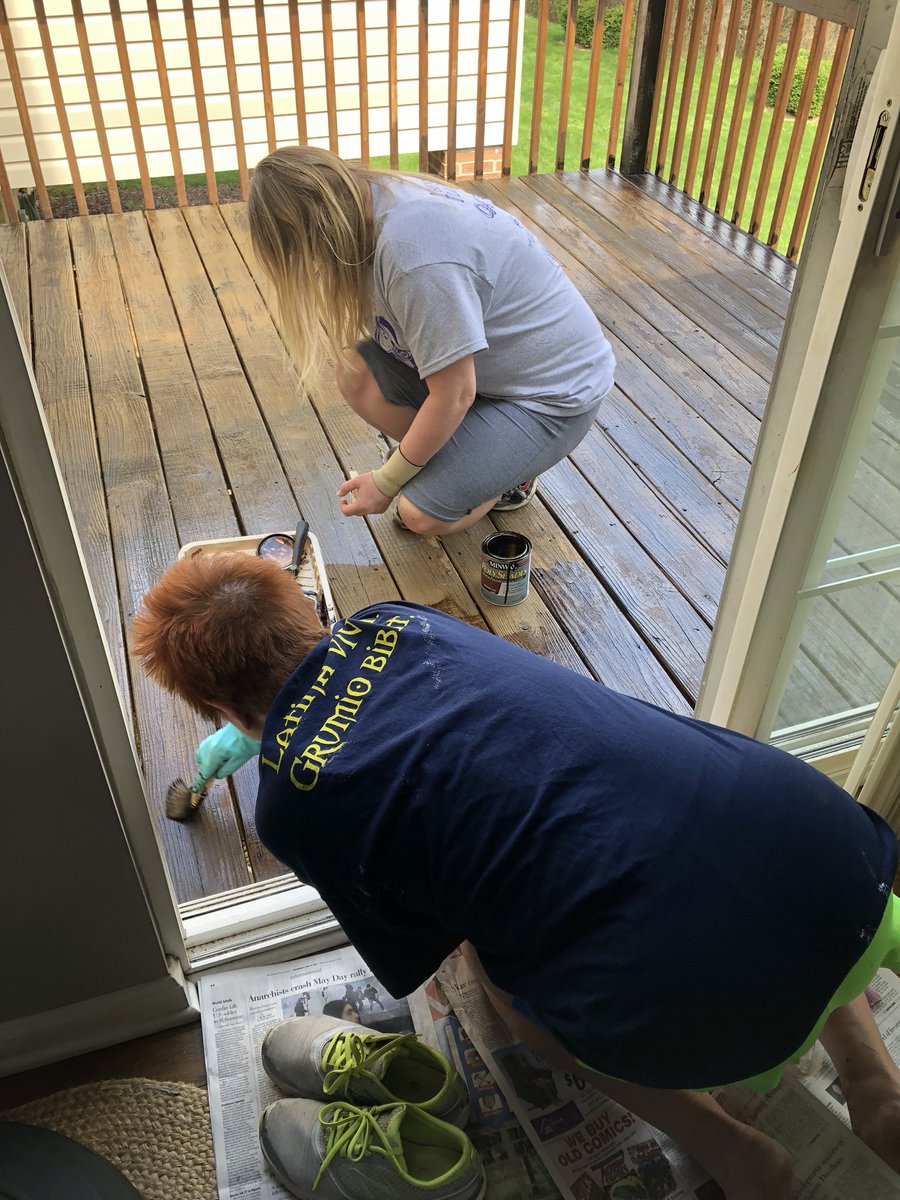 Finishing touches. #bwconnects #BWDayofCaring