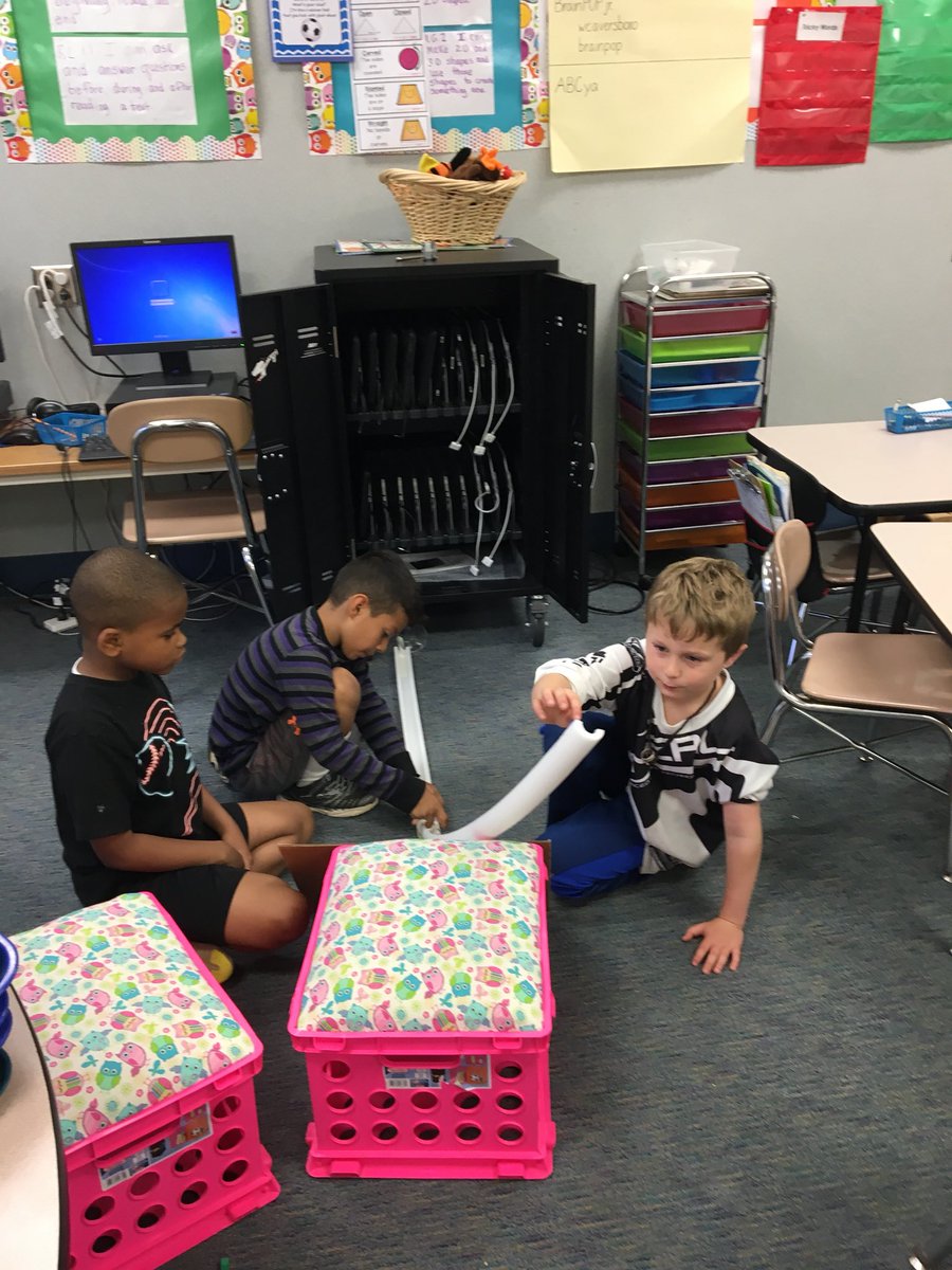 MrsL_Williamson's tweet photo. Marble raceways are a fun way to show off our knowledge of balance and motion!  #handsonlearning #collaboration #AESowltheway https://t.co/yq28eYYtt0