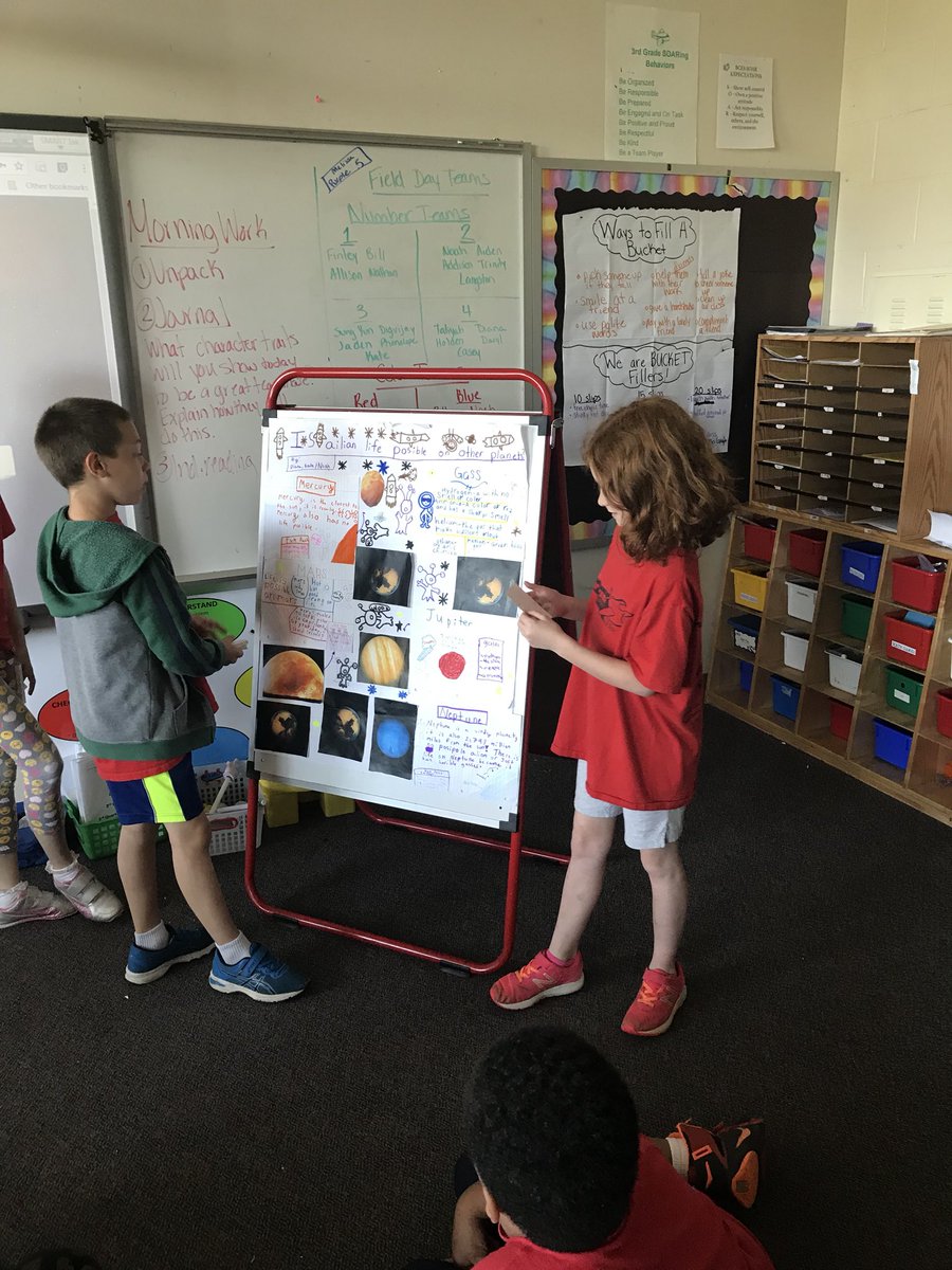 goughsclass's tweet photo. Genius hour presentation today! Is life possible on other planets?! Tell us what you think! #wearebriercreek #sciencerocks #geniushour #3rdgrade https://t.co/OFwPXrN7ST