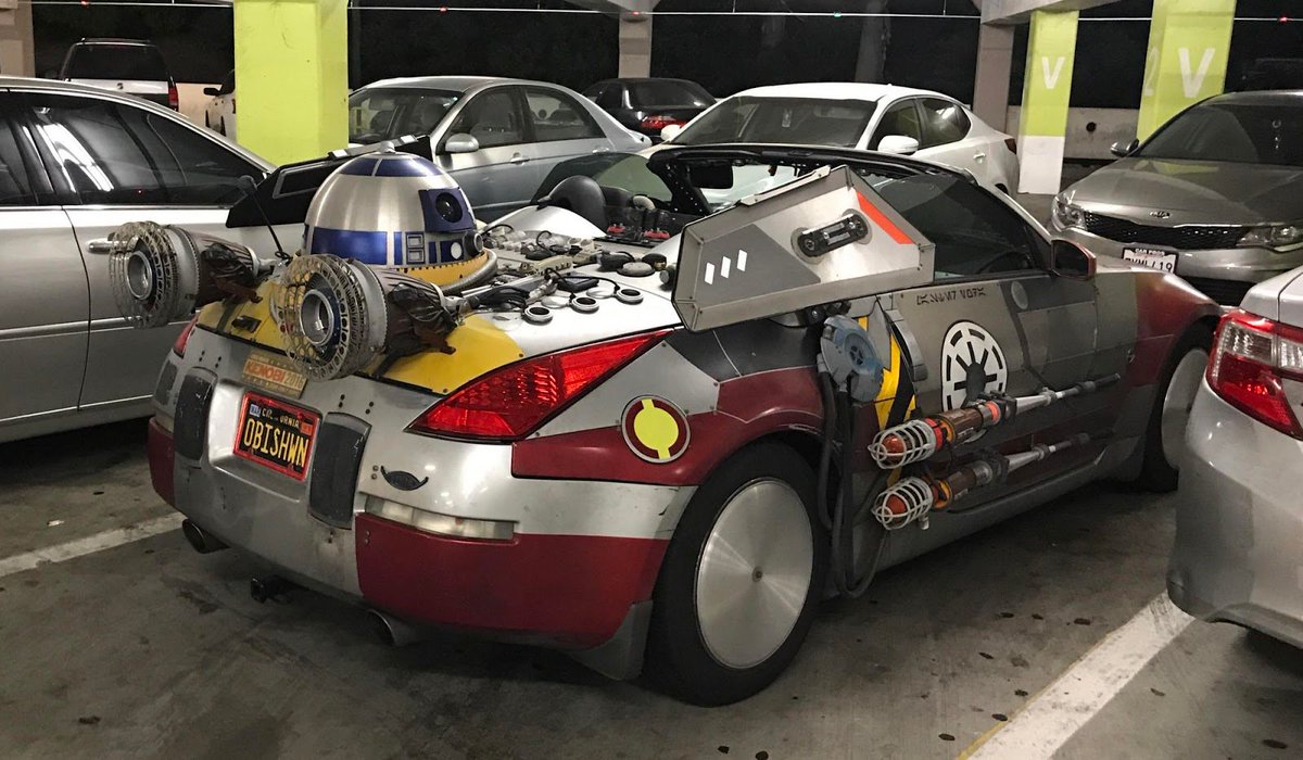 AutoTopsDirect's tweet image. Check out this Star Wars-themed Nissan 350Z and #MayThe4thBeWithYou