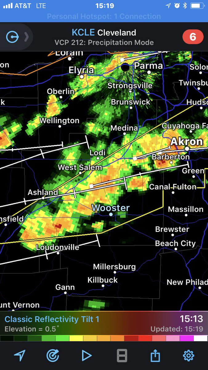 Wayne County is under a severe thunderstorm warning. Please check your weather information source for updates