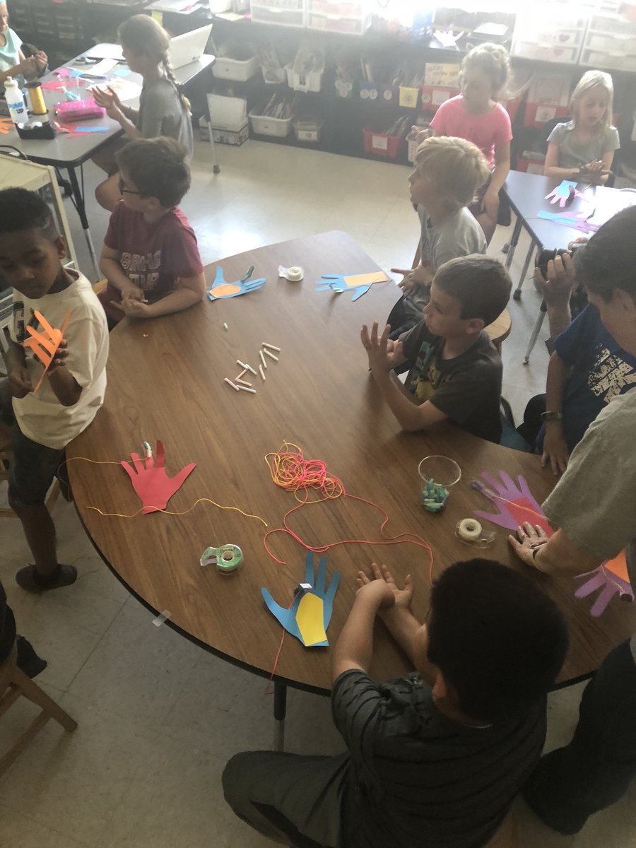 stamerka's tweet photo. @KarliNotActive designing robotic hands in 2nd grade #102GDD18 #GDD18 #Cossitt2ndRobotWeek #cossitttigerslearn https://t.co/fpLrAFRvnt