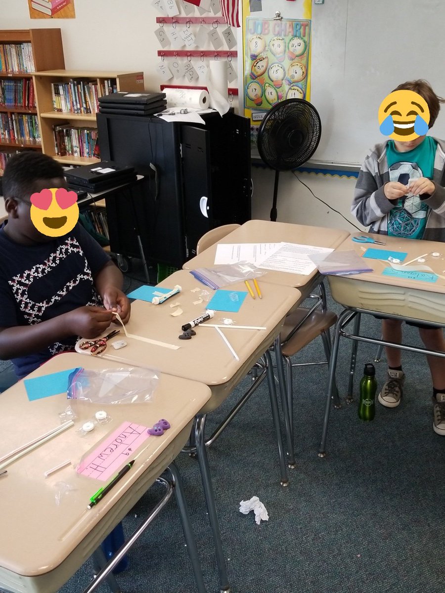 Learning about wheel and axle using straws and lifesavers