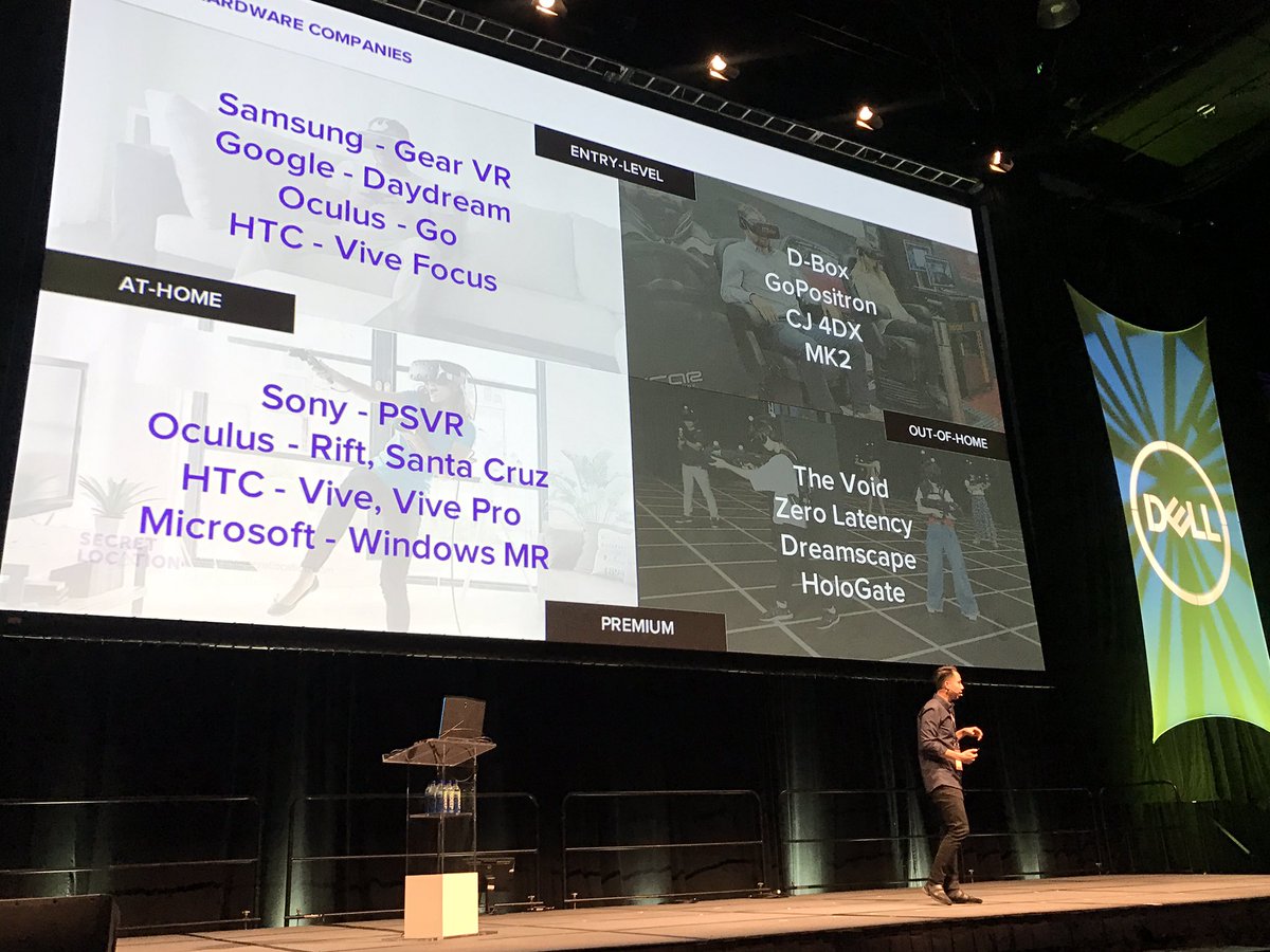 DigitalLA's tweet photo. On the VRLA main stage: Emmy winning @secretlocation - Ryan Andal describes release of Blasters of the Universe @BlastersVR #BlastersVR VR game #VRLA2018 #VRLA @vrlosangeles. https://t.co/HBDTdOWLYB
