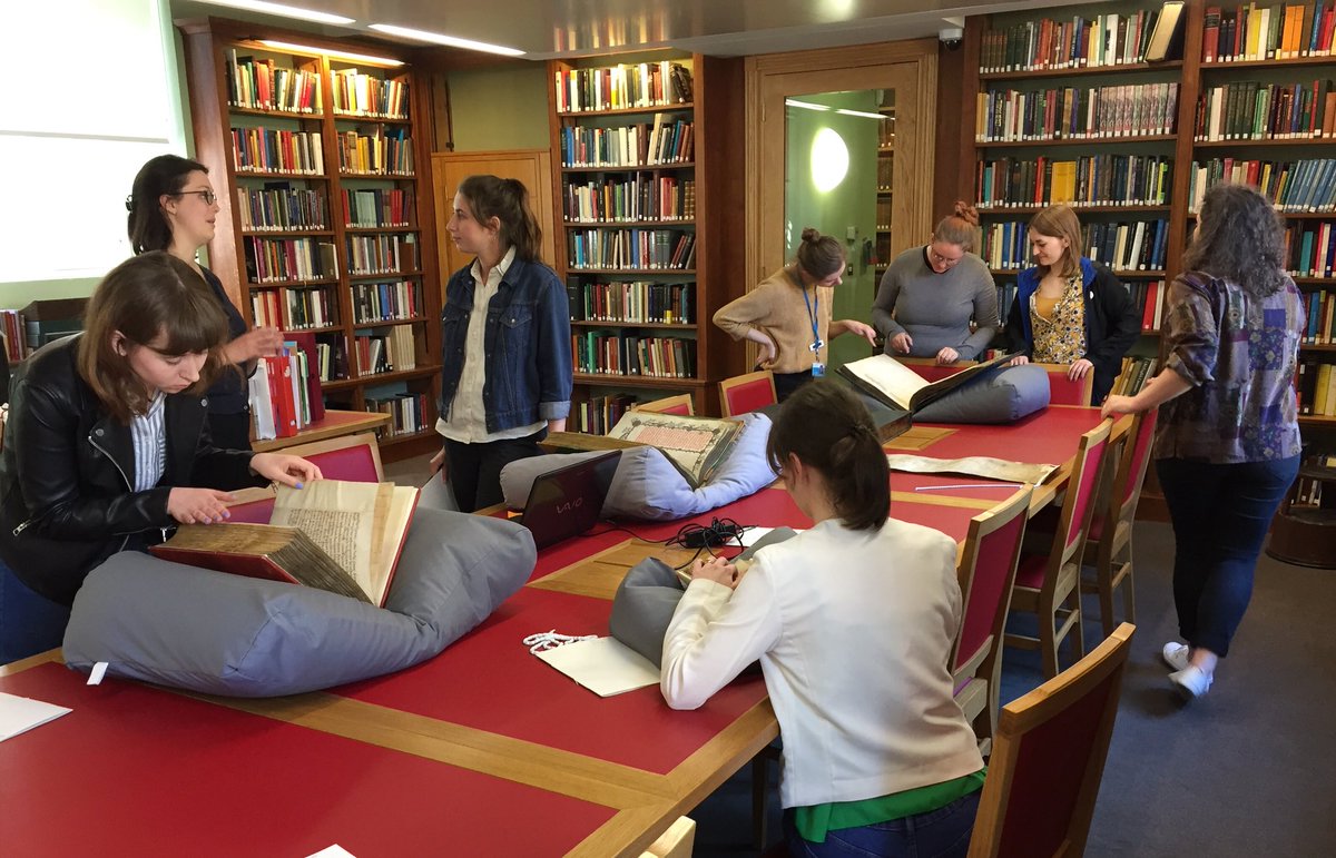 ParkerLibCCCC's tweet photo. Another year, another fab visit by a wonderful new cohort of @LibraryTrainees! Thanks to you all - it was a pleasure to welcome you to the Library & share our #exhibition & play with some #marvellousmss & #Parker2 together! Come back any time! :)
#CambridgeLibraries https://t.co/PXpAMotIsv