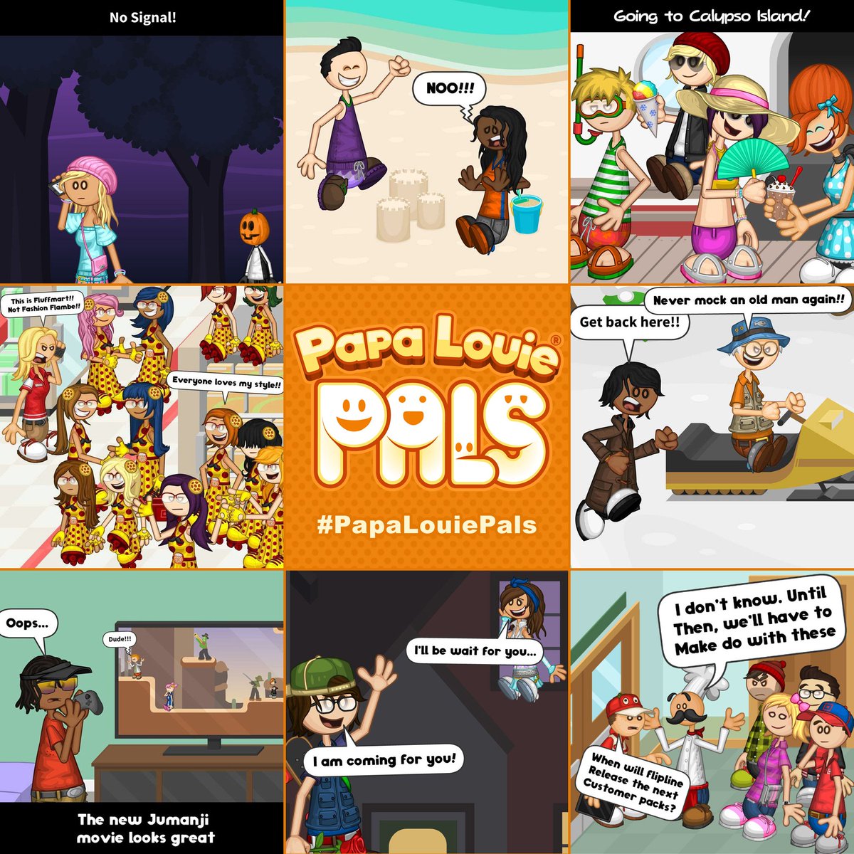 Flipline Studios on Twitter "Papa Louie Pals Scenes and a Preview