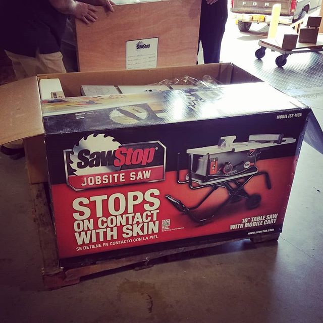 PositivDeviancy's tweet photo. I Love my Job!!! #tritec #gannomat #woodworking #toys #sawstop #wegot2 https://t.co/kKvNh2a64W https://t.co/wKgN636p9W