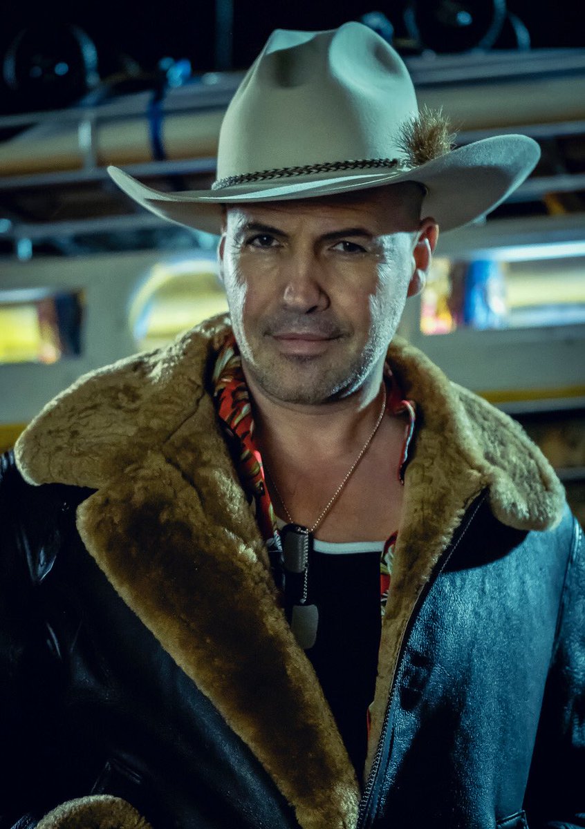 BillyZane's tweet photo. On playing #jokerjones in the @skyone series #curfew “Playing a gonzo cowboy, member of a viral video performance art troupe, on a healing hell-ride, just about falls square in my wheelhouse right now.” https://t.co/80JtsYMMlu