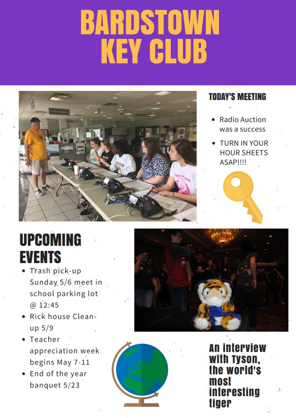 _BHS_KeyClub's tweet photo. In case you missed our meeting, here's what is happening with the @_BHS_KeyClub this week! https://t.co/wj5BnrEYP3