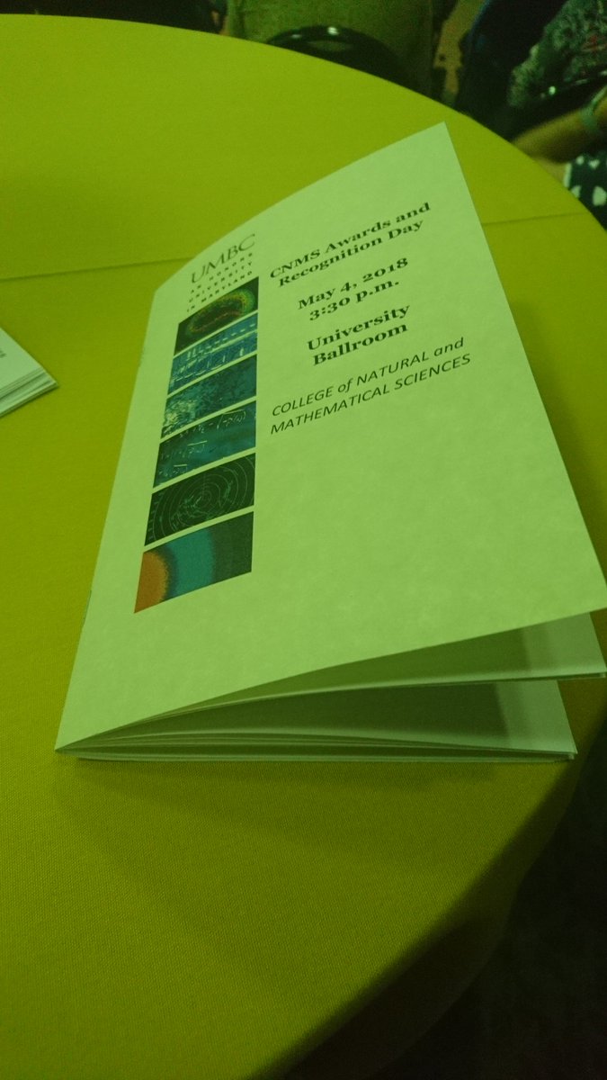 One of the best days of the year! <a href="/UMBCCNMS/">UMBC CNMS</a> Awards and Recognition Day.