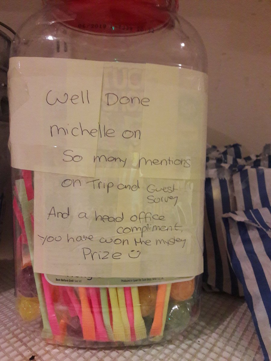 Massive well done to Michelle for getting so many NPS, trip and a head office compliment last period that the Mystery Prize is all yours.Well done🤗who will win May Mystery prize?? <a href="/WeAreSUGM/">WeAreSUGM</a> <a href="/SteveAdamsTT/">Steve Adams</a> <a href="/brewersfayreGY/">Brewers Fayre GY</a>