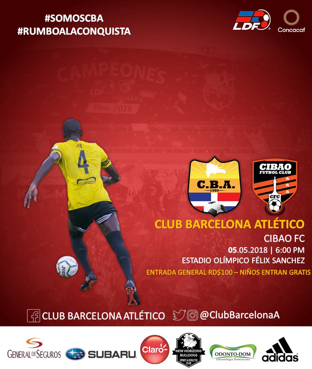 ClubBarcelonaA's tweet photo. Atención!!!

Vengan los 3 corazones de Adecea, Cristo Rey, Las Américas,  La Meca, María Auxiliadora, Sabana Perdida, Villa Olímpica y Campamento 16 de agosto a compartir nuestro partido!!

#SomosCBA ❤️💛💙

#ClubBarcelonaAtletico #RumboALaConquista
#Contrescorazones #LDF2018 https://t.co/9bY701uKjV