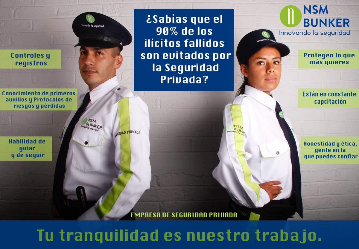 NsmBunker's tweet photo. Beneficios de tener Seguridad Privada. 
https://t.co/SIiDnadmNr https://t.co/ThWgMYc9Qm