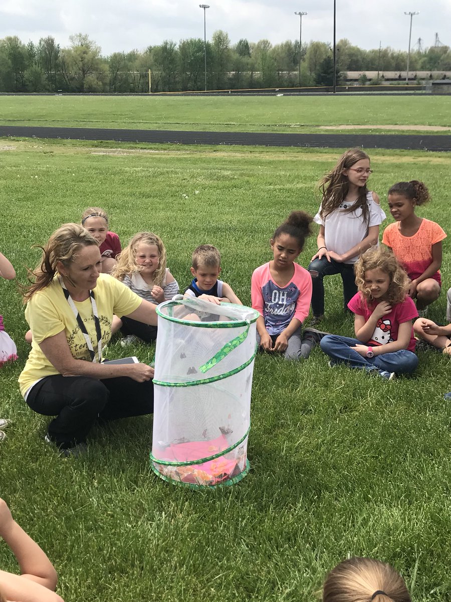 waglerLES_1st's tweet photo. Release day for our painted lady butterflies 🦋 The students were excited to introduce the butterflies to their new habitat! Always a fun day in first grade 💕 #lionpride #butterfly #firstgrade #insectlore #springstem https://t.co/UxwbYiqjvm